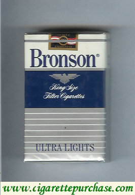 Bronson Ultra Lights cigarettes